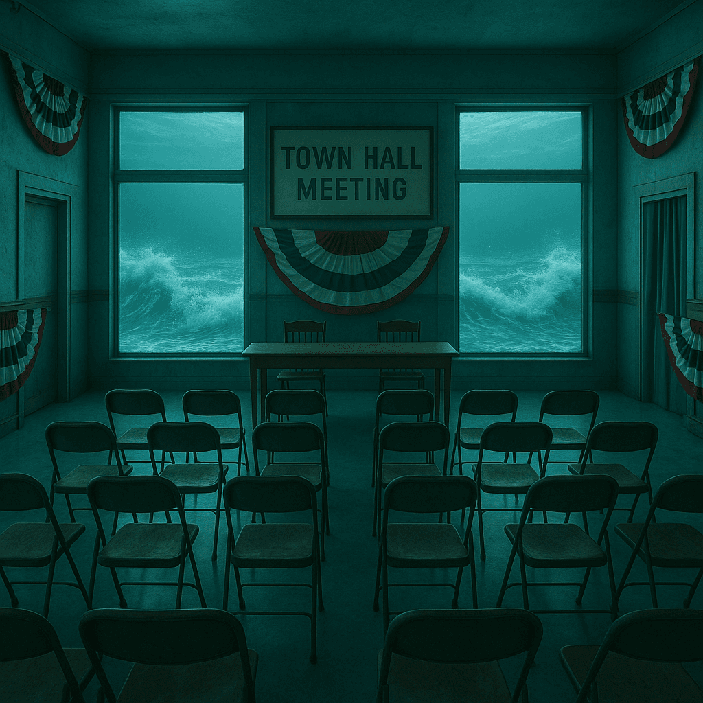 Town Hall Beneath the Waves