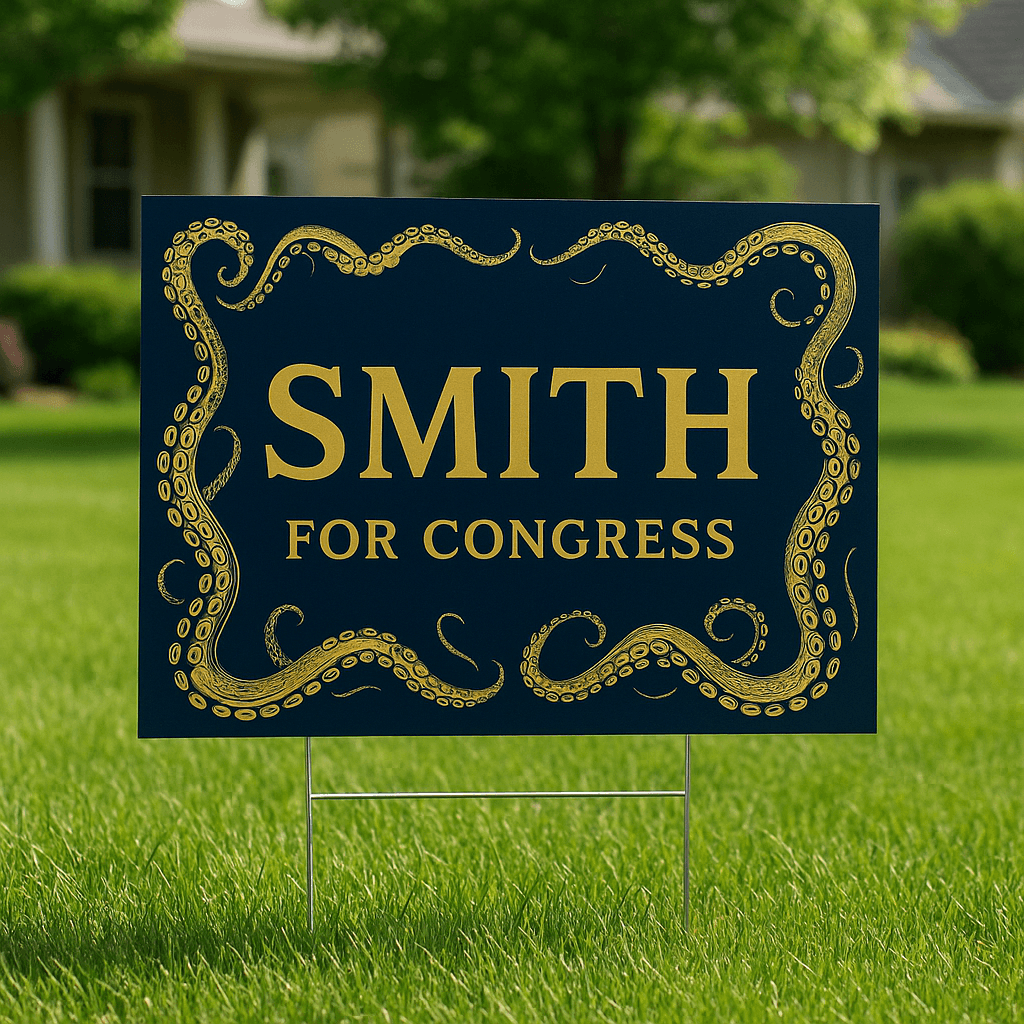 "R'lyeh Rising" Yard Sign